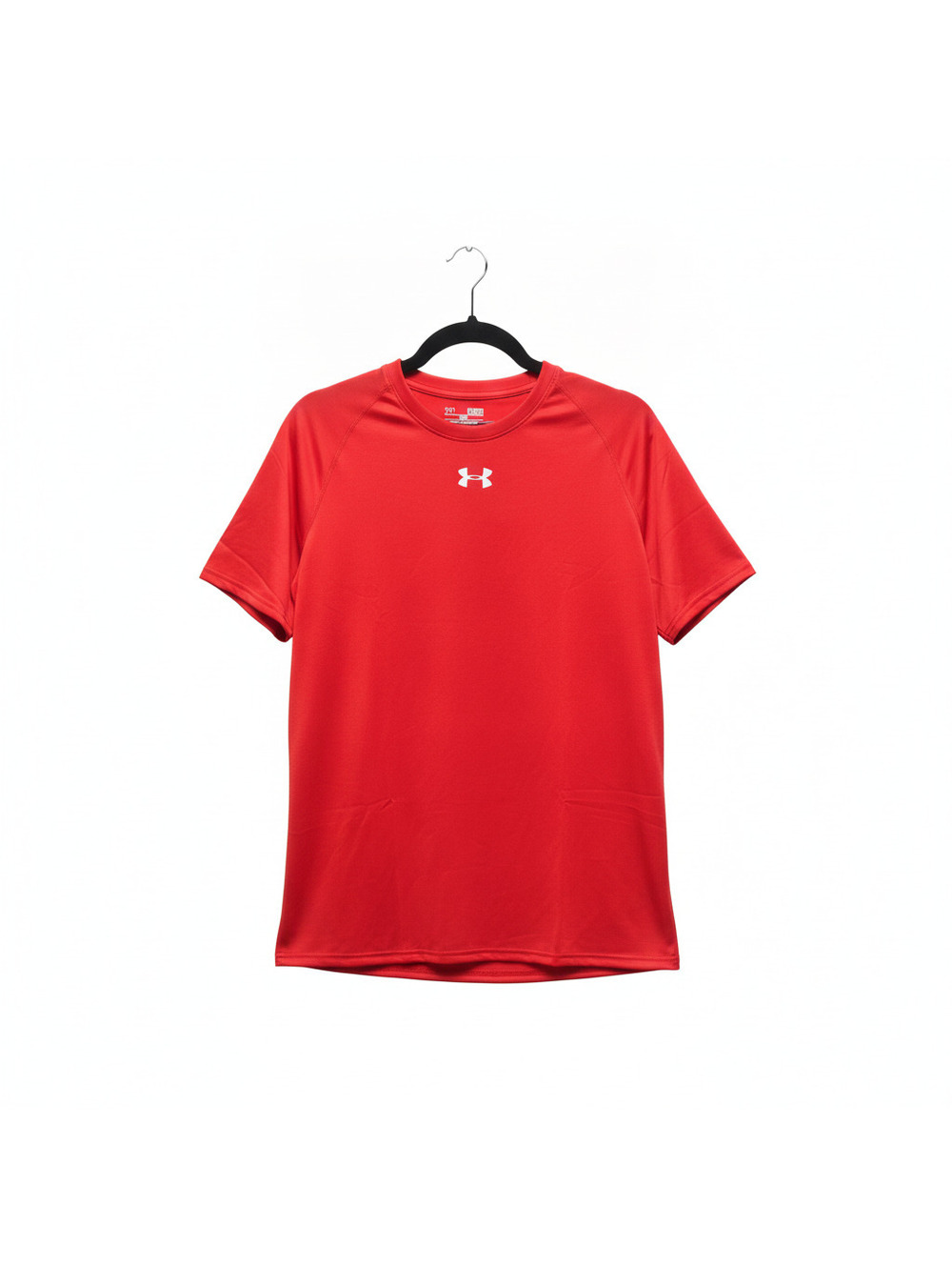 Under Armour HeatGear Men's Red Short Sleeve Performance T-Shirt Small Loose Fit